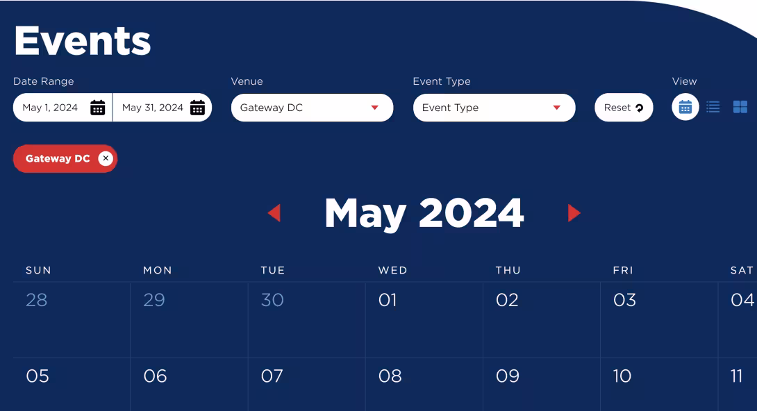 Events DC screenshot